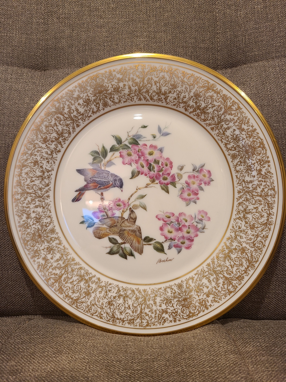 Vintage 1975 Lenox Boehm Birds "American Redstart" Collector Plate